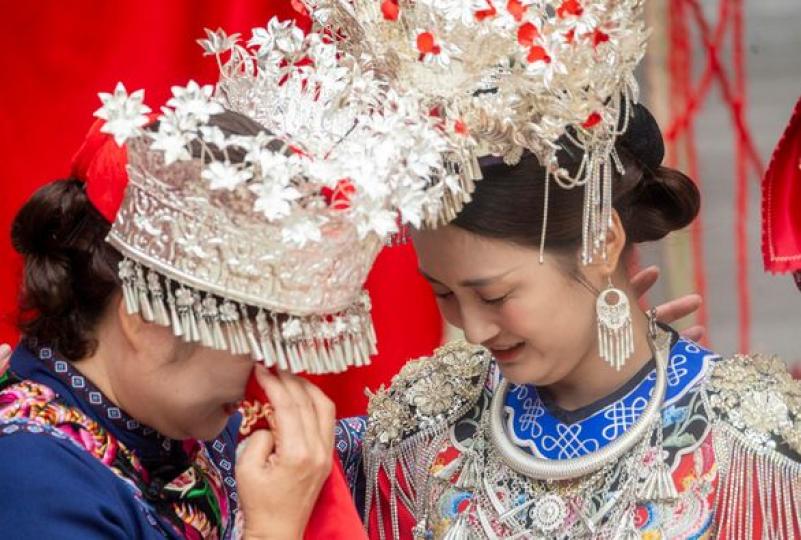 A wedding with Miao ethnic group...