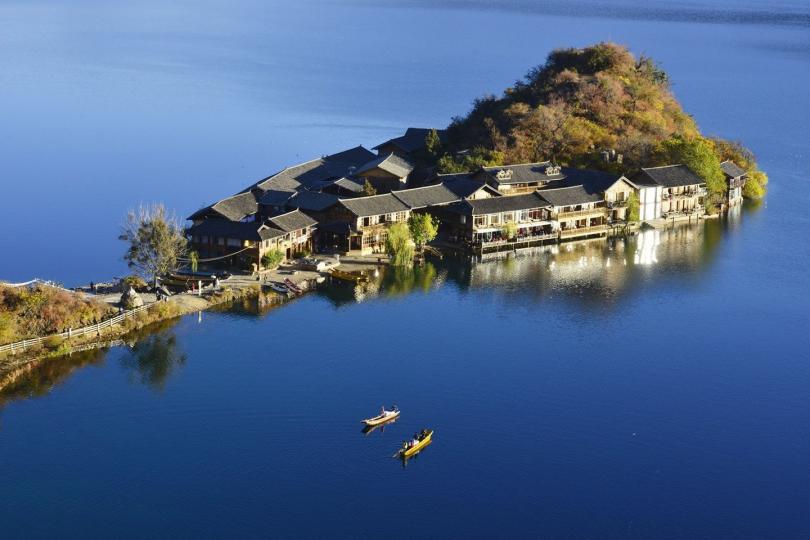 【瀘沽湖絕景】柯炳鐘╱圖......