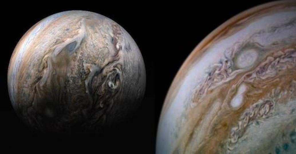 沒想到行星表面竟然像油畫一樣細緻...