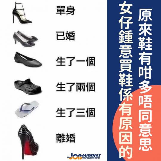 所以唔好再話我哋女仔成日亂買鞋啦...
