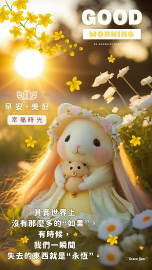 幸福時光，
朋友早！...