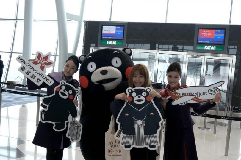 Kumamon in HKIA......