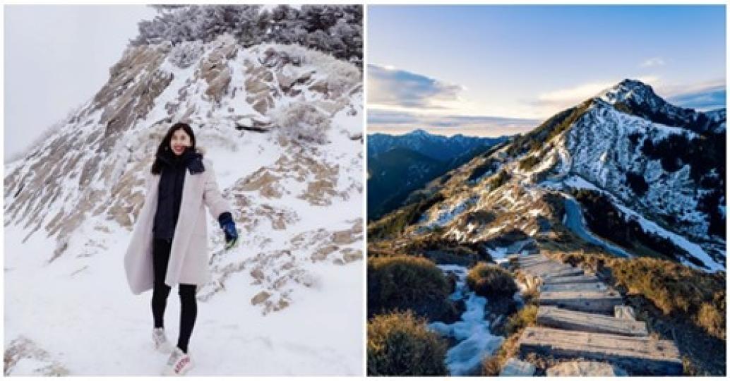 台灣也能看到白雪紛紛的美景...