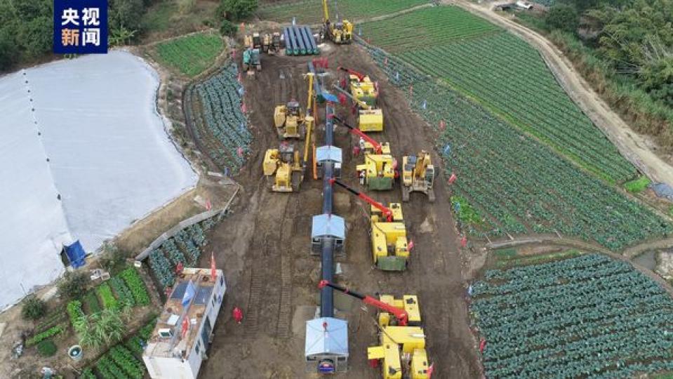 福建漳州液化天然氣外輸管道工程全線投產運行...