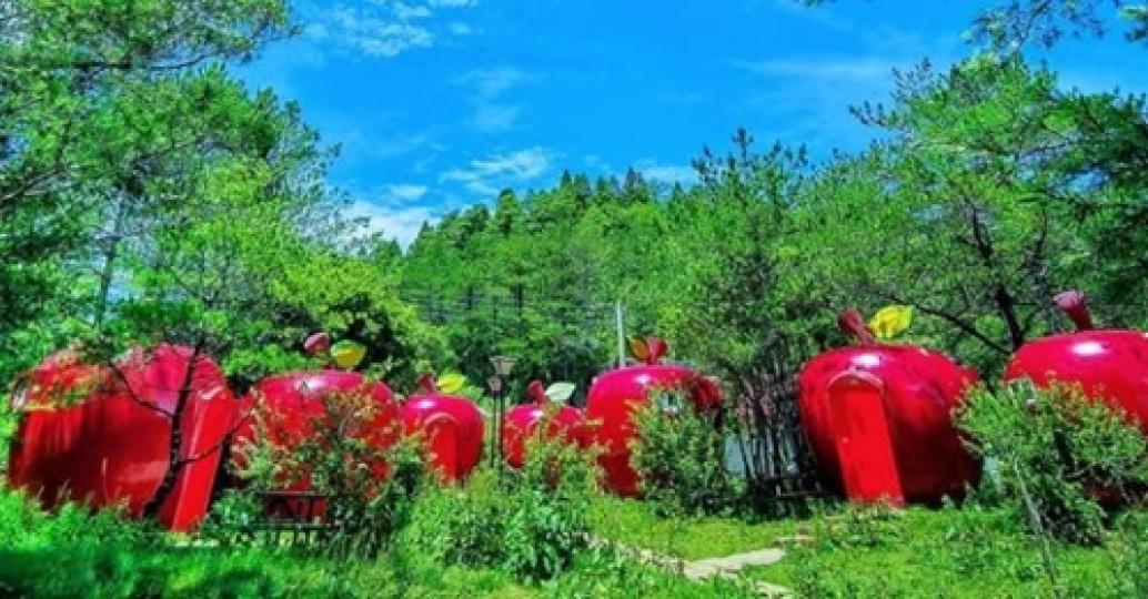 好想住進蘋果帳篷裡.......