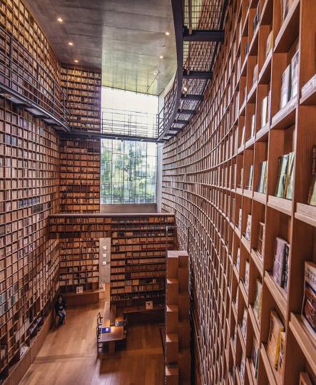 大阪圖書館的美麗建築...