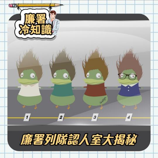 相信大家對於廉署嘅認人過程都會感到興趣,今日就同大家解釋吓啦
☝️!廉署係香港首個使用單面反光認人設施嘅執法機構😲,保障證人身份不被洩露🤫,證人同嫌疑人會行不同通道!
認人時仲會安排8名與嫌疑人外... 相信大家對於廉署嘅認人過程都會感到興趣,今日就同大家解釋吓啦
☝️!廉署係香港首個使用單面反光認人設施嘅執法機構😲,保障證人身份不被洩露🤫,證人同嫌疑人會行不同通道!
認人時仲會安排8名與嫌疑人外...