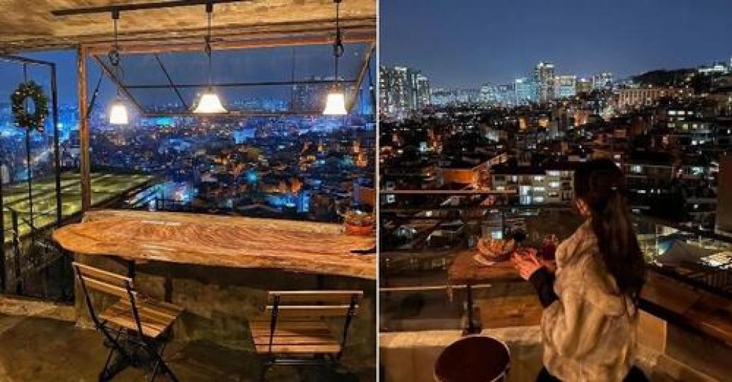 眺望城市的無敵露天夜景座位...