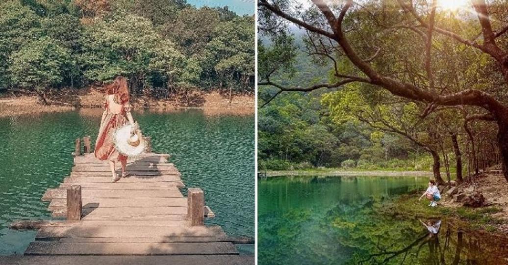 琥珀色的湖水太美了～宛如世外桃源的景點...