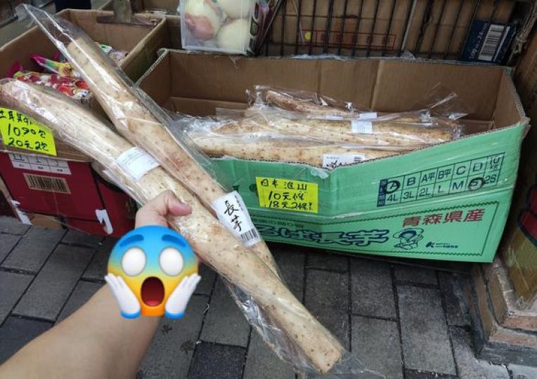 10元1條日本新鮮淮山......