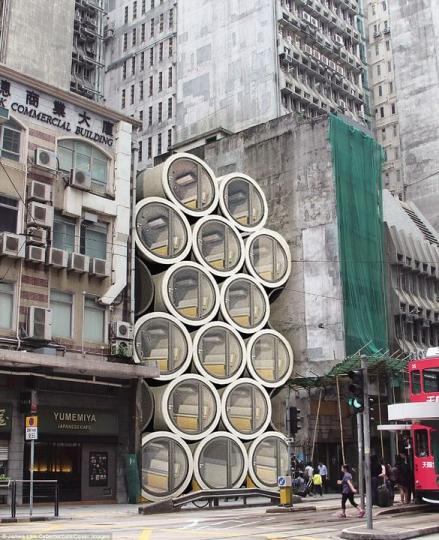 香港房子太貴買不起...建築師「打造48萬水管屋」解決高房價問題...