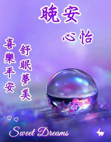各位朋友祝晚安心怡！...