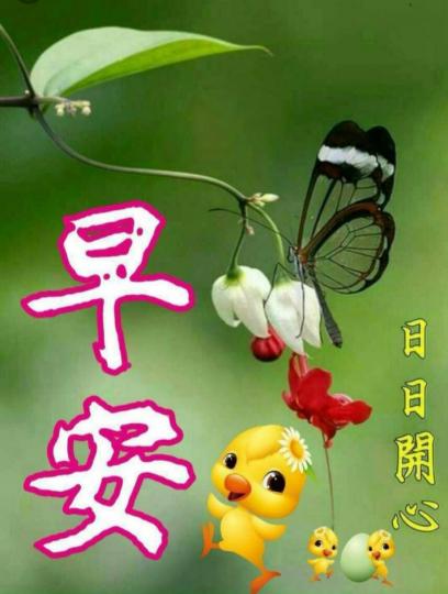 祝願身體健康，
朋友早！...