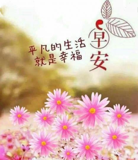 早安朋友，
祝願平安
幸福！...