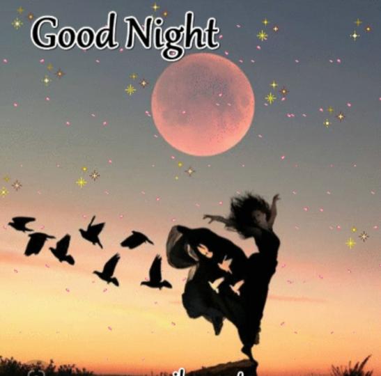 星空如彩
蝶般伴您
入夢！
晚安朋友！...