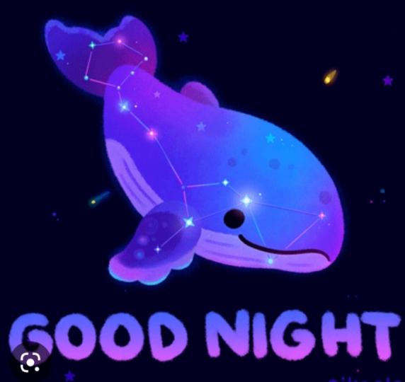 星空成為
暢泳的海
洋！晚安
朋友！...