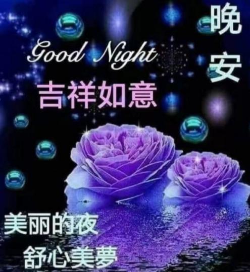 朋友晚安，
舒心美夢！...