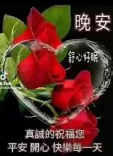朋友晚安，
愉快好眠！...