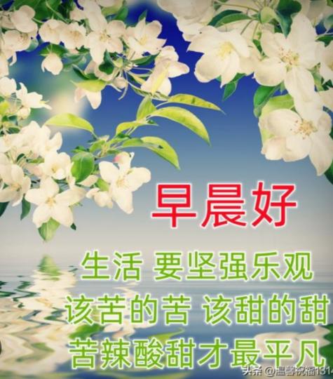 堅強樂觀，
朋友早！...
