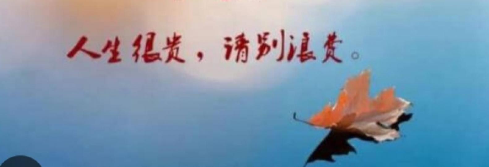 人生珍貴,
別浪費！
朋友們好！...