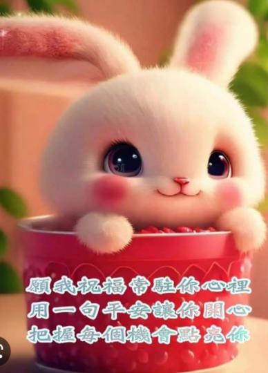 但願幸福美好
常伴朋友們身邊！...
