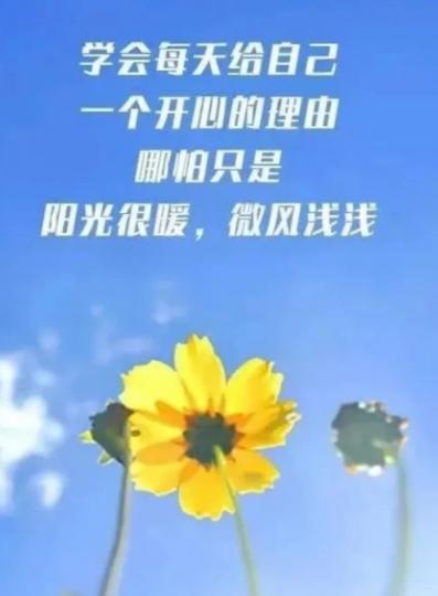 開心的理由
很簡單：陽光明媚！...