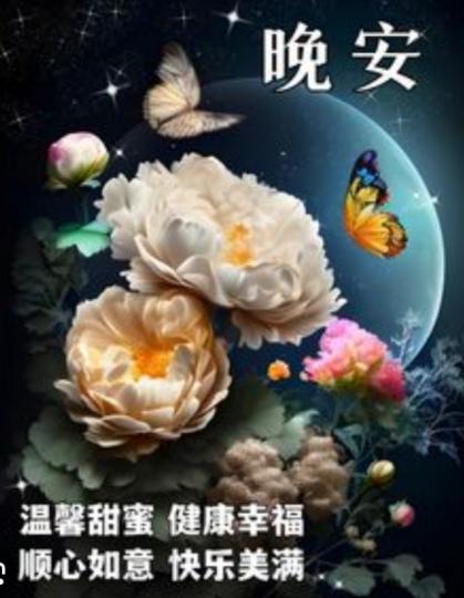 快樂美滿，
朋友晚安！...