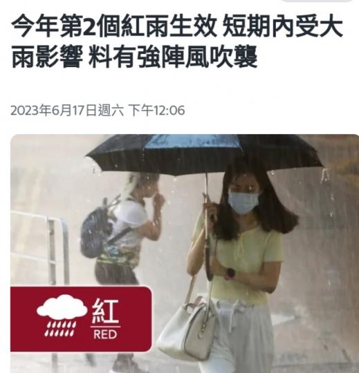 朋友外出
留意天氣！...
