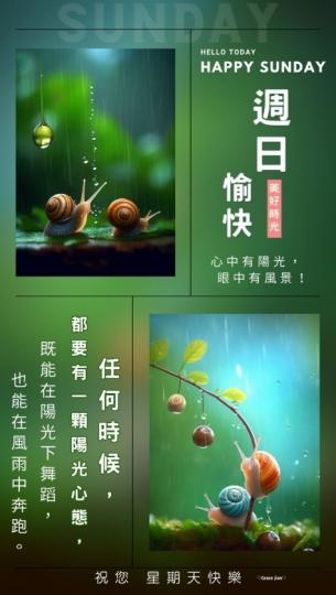 在陽光下舞蹈，
在風雨中奔跑。...