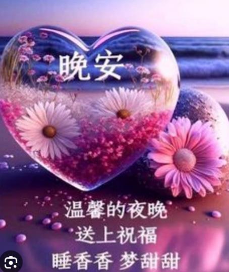 温馨的晚上，
朋友晚安！...