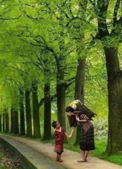 路途中有人同行，
不覺路遠！...