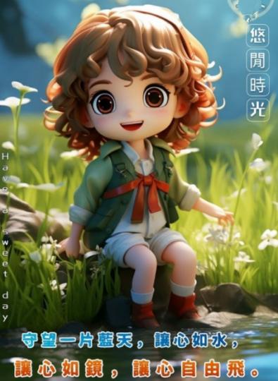 悠閒時光，
讓心自由飛翔！...