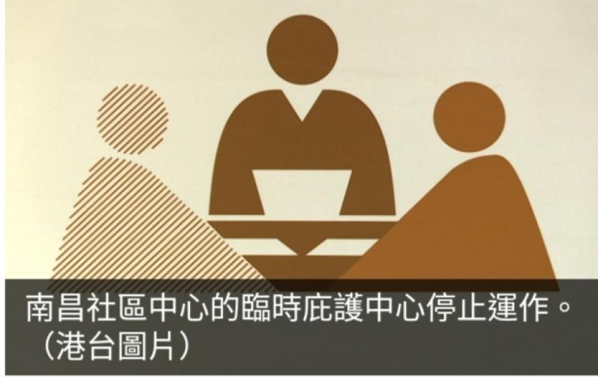 南昌社區中心臨時
庇護中心已停止運作...