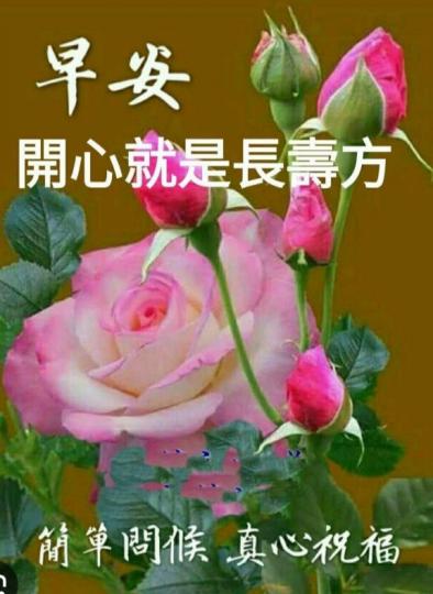 開心愉快,
朋友們早！...