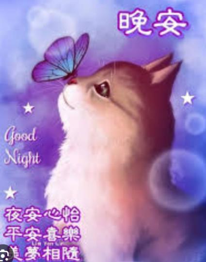 夜安心怡，
平安喜樂！...