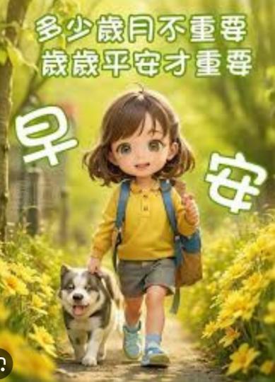 祝願朋友們
歲歲平安，
早上好！...