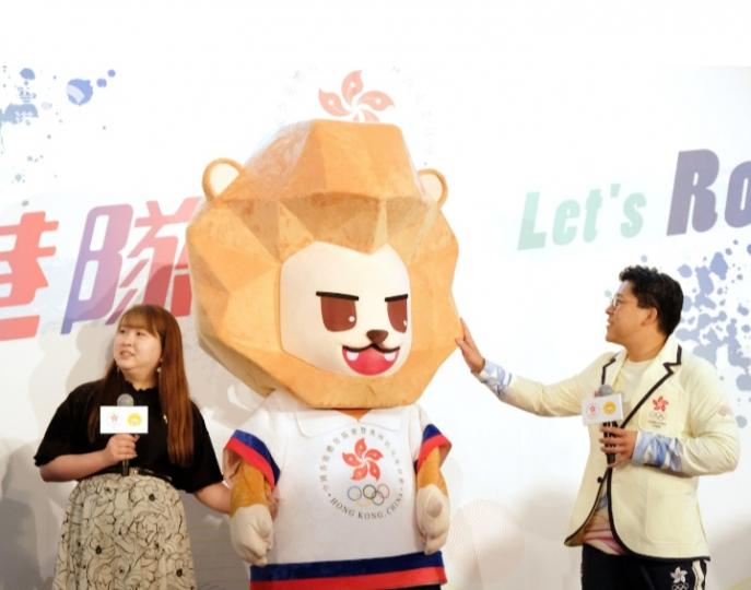 杭州亞運｜港隊公布
吉祥物「堅仔」　
霍啟剛談獎牌期望：貪心 一點....