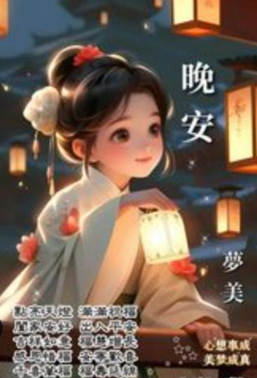 朋友們晚安，
美夢能圓！...