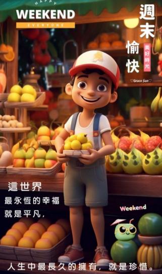 人生中最長
久的擁有：
珍惜。...