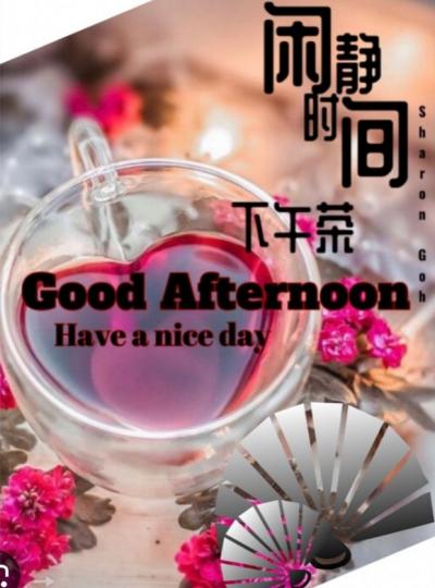悠閒時刻，
朋友們午安！...