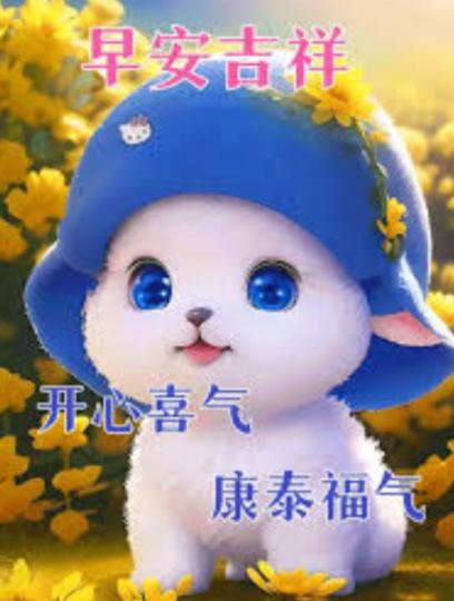 朋友早，
祝願福氣，吉祥！...
