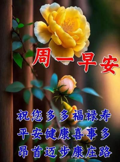 平安健康，
朋友們早！...