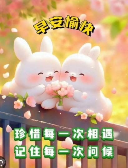 珍惜美好，
朋友們早！...