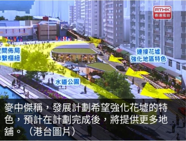 市建局料花墟道發展計劃將增加地舖　提升氣氛及經濟活力...