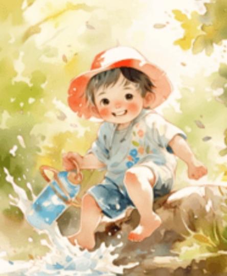 歡笑， 愉快
          迎清早！...