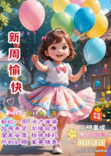 新周愉快，
     快樂精彩！...