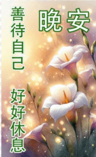 充足睡眠,
       好好休息！...