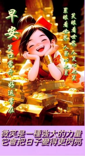 微笑的力量，
世界更閃亮！...
