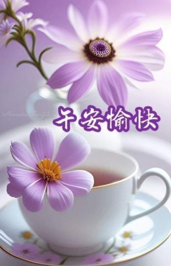 朋友午安，
         喜悅，愉快！...