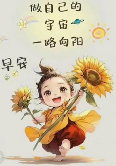 面向陽光,
         美好, 燦爛！...